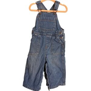 Genuine Kids from OshKosh Denim Overalls Blue Size 18 Months
